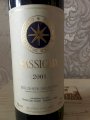 Вино SASSICAIA 2001
