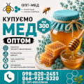 ОПТ-МЕД  Купуємо мед оптом. Сонях
