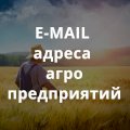E-MAIL адреса сельхоз предприятий